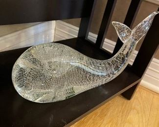 Large MURANO Glass Whale