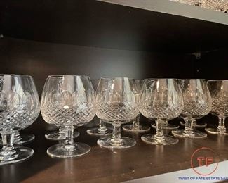 WATERFORD Brandy Glasses - COLLEEN Pattern