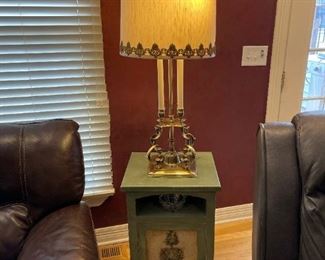 Vintage STIFFEL Brass Table Lamp