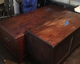 Oak chest and cedar chest