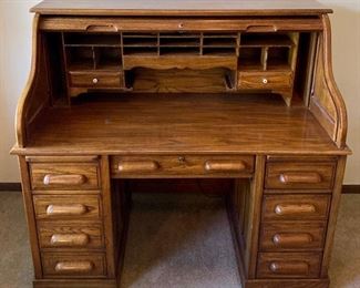 National Mt. Airy Roll Top Desk