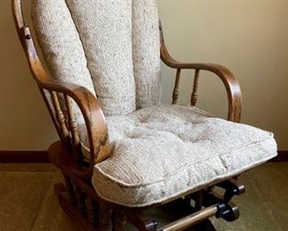 Vintage Windsor Style Glider Chair