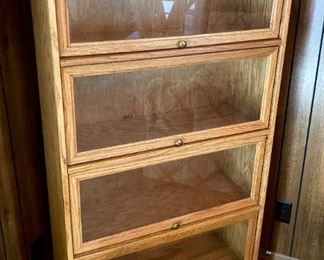 4-Tier Oak Barrister Bookcase