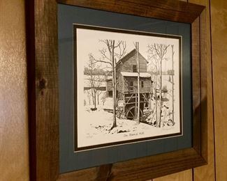 Signed and Numbered Tom Howard “Cox Bean’s Mill”