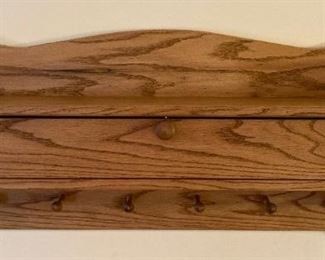 Vintage Wooden Wall Shelf