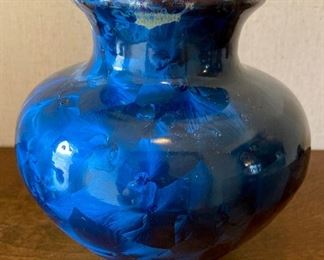 Signed Dover Crystalline Vase