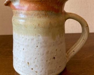 Signed Creamer and Sugar