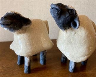 Aletha Rector Sheep Sculpture