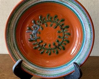 Pugh Pottery Christmas Plate