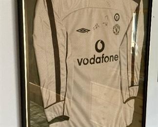 Autographed (Signed) Tim Howard Jersey Manchester United