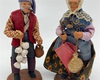 M. Chave Aubagne Terra Cotta Figurines