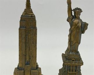 Miniatures: Statue of Liberty and Empire State Building