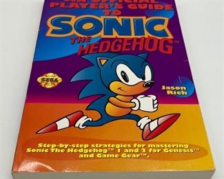 Vintage Sonic the Hedgehog Strategy Book