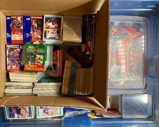 TONS of Baseball Cards, Football Cards, Soccer Cards, Basketball Cards, Power Rangers Trading Cards, Marvel Cards, DC Comics Cards, and MORE!!!