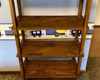 Vintage Wooden Bookshelf