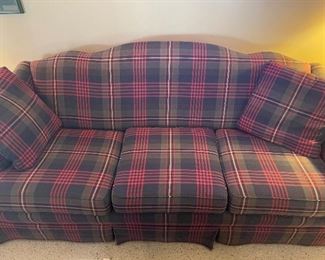 Nice Plaid Sofa - very comfortable
