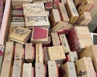Many, many stamps for crafting