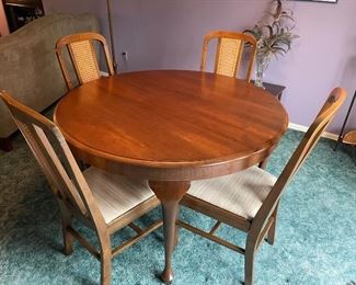 Dining table set of 4