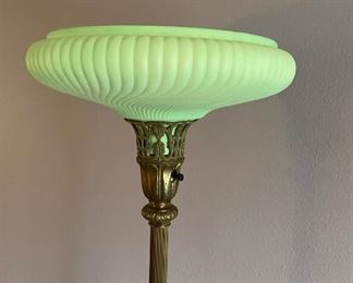 Vintage Brass Standing Lamp