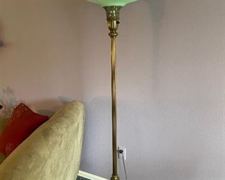 Vintage Brass Standing Lamp