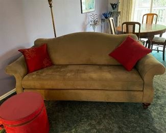 Suede Couch