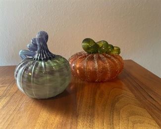 Glass Pumpkins