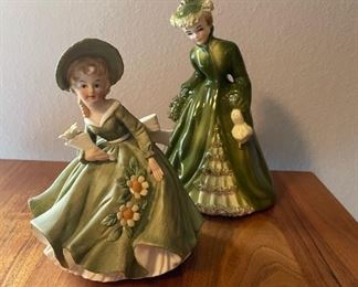 Vintage Figurines, Lady Figurines