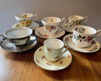 Various Cup & Saucer Sets