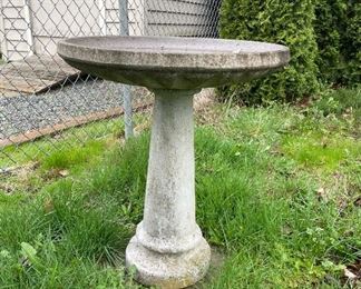 Stone Bird Bath