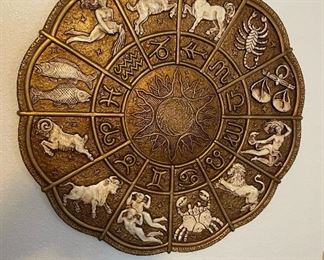 Zodiac Sun Sign Calendar, Wall Decor
