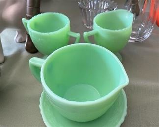 Jadeite Glassware, Vintage Kitchenware