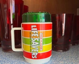 Vintage Lifesavers Thermos