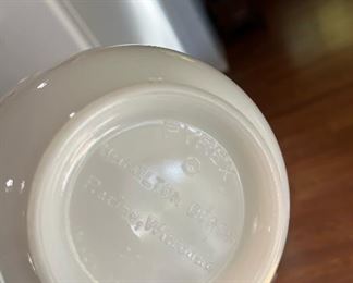Pyrex Milk Glass Mixing Bowl