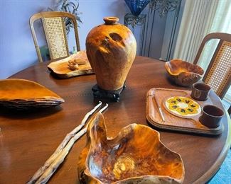 Teak and Wood Serving Collection