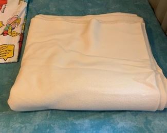 White Pendleton Wool Blanket