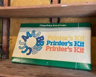 Vintage Printer's Kit