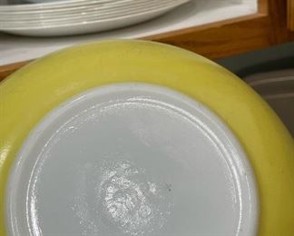 Pyrex Yellow Mixing Bowl
