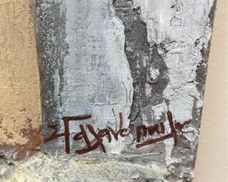 Bella & Stavros Galanopoulous art From Greece Dimensional Art 23.5"W x 43.5"H