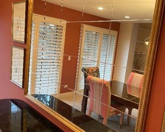 Large Wall Mirror. 63"W x 51"H