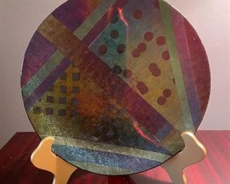 Kurt McVay artist, signed plate