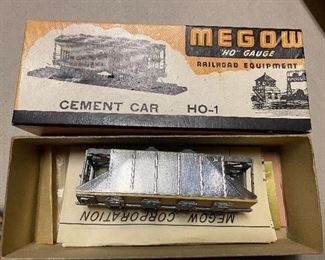 Vintage Megow Cement Car - no gauge HO-1