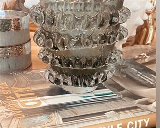 Smokey Glass Vase