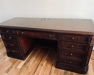 Large solid wood desk.  6 feet x 26 deep and 31" high