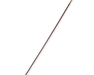 1283
An African Hunting Spear
20th Century
With wood shaft, metal point, and embossed brass socket
97.25" L x 1.75" W x 0.5" D
Estimate: $300 - $500