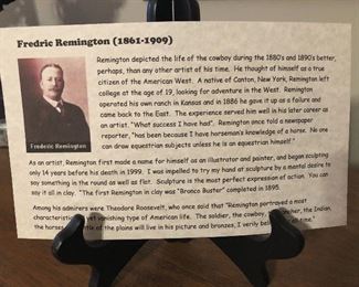 A little bio on Fredrick Remington