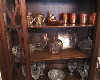 Depressions and carnival glass - unique pieces