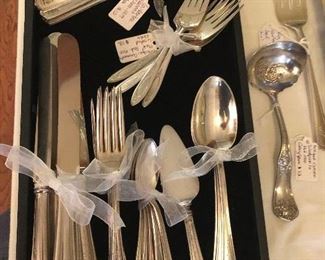 S O L D 1847 Rogers Brothers Silverplate Flatware “Louvain”