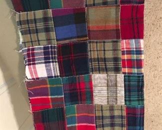 S O L D Madras topper, small