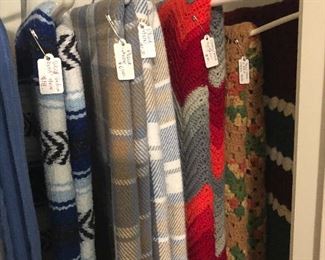S O L D Vintage handmade afghans