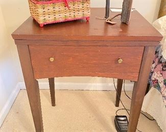 Hidden Turquoise Sewing Machine